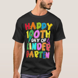Glückliche 100 Tage Kindergarten Kinder 100 Tage S T-Shirt