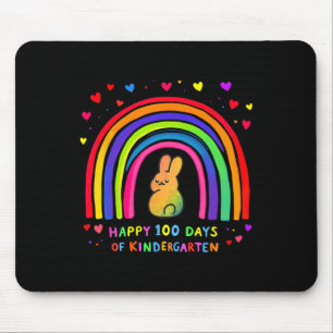 Glückliche 100 Tage Kindergarten Rainbow Niedlich Mousepad