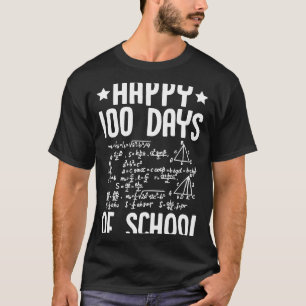 Glückliche 100 Tage Mathematiklehrer Gleichungen 1 T-Shirt