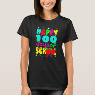 Glückliche 100 Tage Schule Süße Lehrerin Schüler K T-Shirt