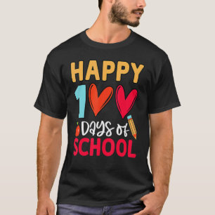 Glückliche 100 Tage Schulkinder Jungen Mädchen Kin T-Shirt