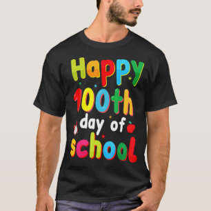 Glückliche 100 Tage Schulmädchen Kinder Einhorn 2 T-Shirt