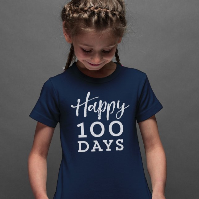 Glückliche 100 Tage Shirt in der Schule (Von Creator hochgeladen)