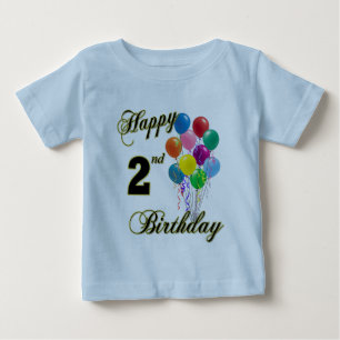 Glückliche 2. Geburtstags-Shirts und Baby T-shirt