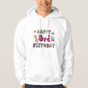 Glückliche 3. Geburtstag 3 Jahre alt Wünsche Hoodie