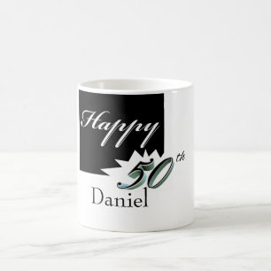Glückliche 50. Geburtstags-Tasse Kaffeetasse