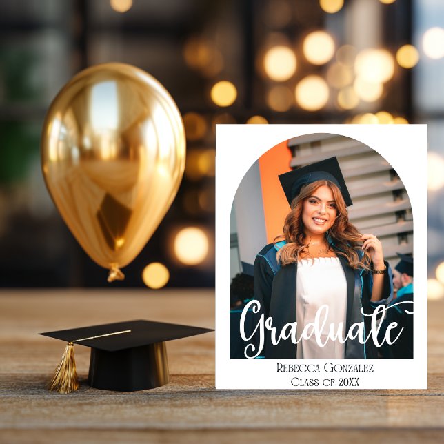 Glückliche Abschluss-Einladungskarte (Personalize this blissful Graduation invitation )