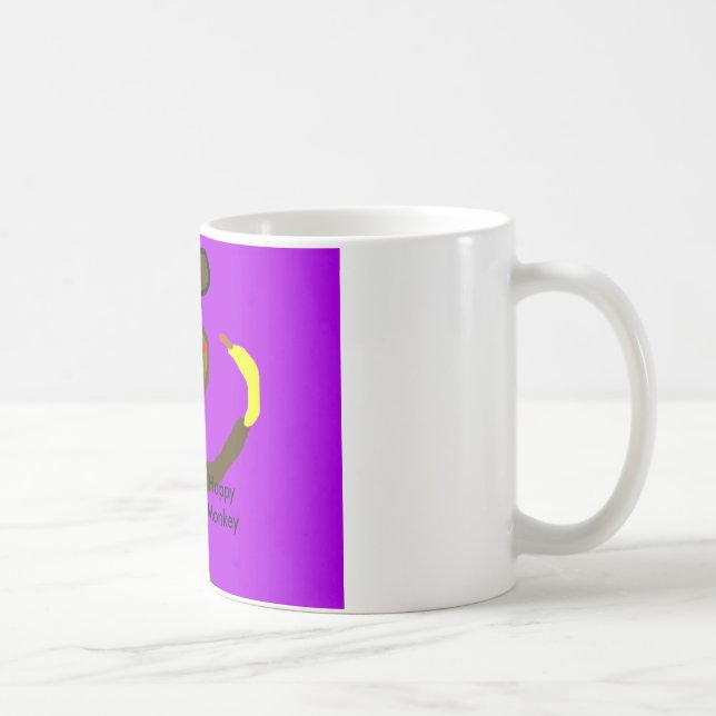 glückliche Affe-Tasse Kaffeetasse (Rechts)