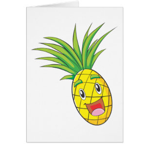 Glückliche Ananas