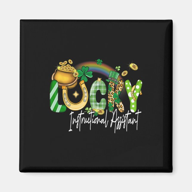 Glückliche Anleitung Sofort St Patricks Day Shamro Magnet (Vorne)