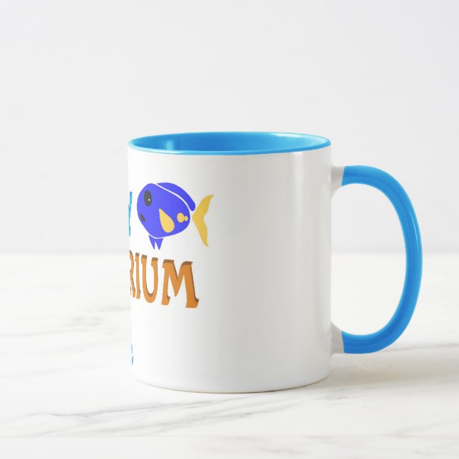 Glückliche Aquarium-Tasse Tasse (Rechts)