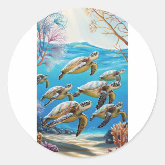 Glückliche Aufkleber