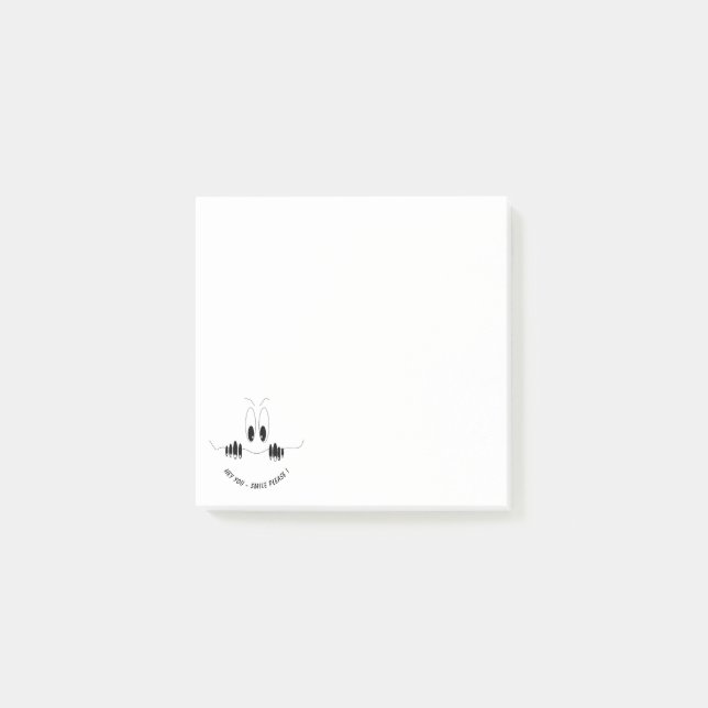 Glückliche Augen Lustige Haftnotizen Post-it Klebezettel (Vorderseite)