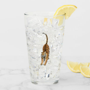 Glückliche ausdehnende Tiger-Glas-Trommel Glas