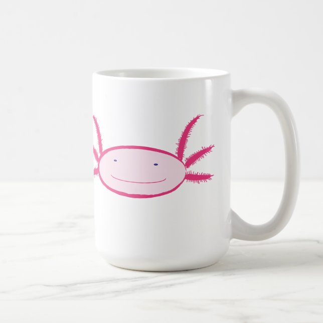 Glückliche Axolotl-Tasse Tasse (Rechts)