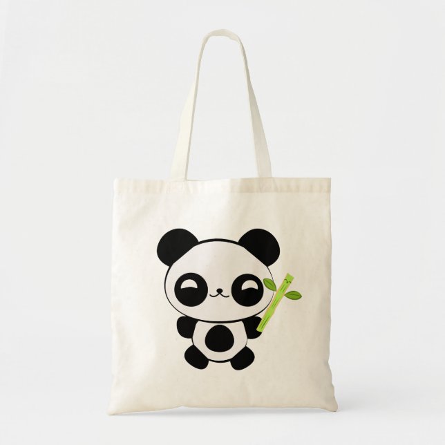 Glückliche Baby-Panda-Taschen-Tasche Tragetasche (Vorne)