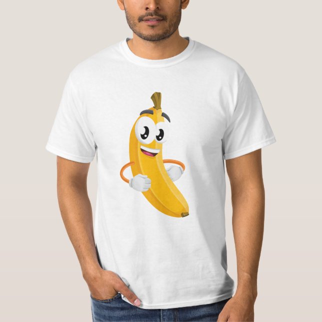 glückliche Banane Demokratische T-Shirt (Vorderseite)