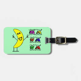 Glückliche Banane Gepäckanhänger