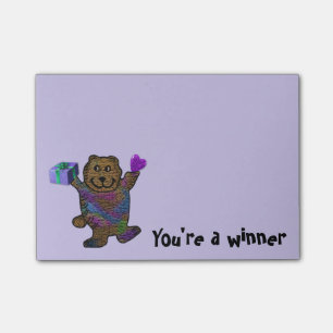 Glückliche Bär Posten-it® Anmerkungen Post-it Klebezettel