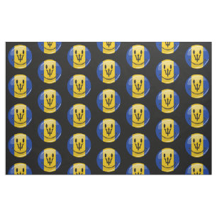 Glückliche Barbados-Flagge Stoff