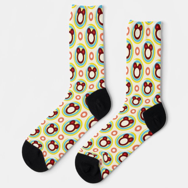 glückliche Bären Socken (Linkes Detail)