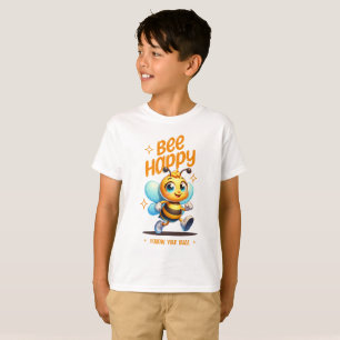 Glückliche Biene Folge deinem Summen T-Shirt