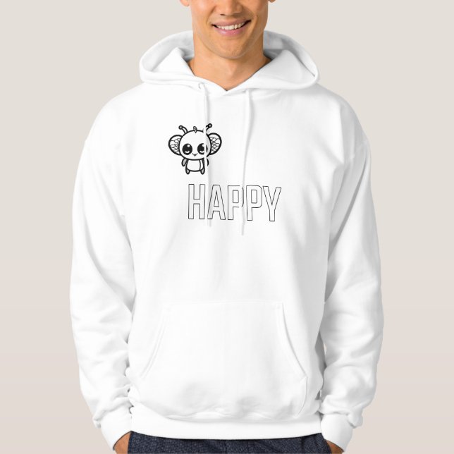 Glückliche Biene :) Hoodie (Vorderseite)