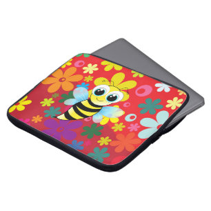 Glückliche Biene Laptopschutzhülle