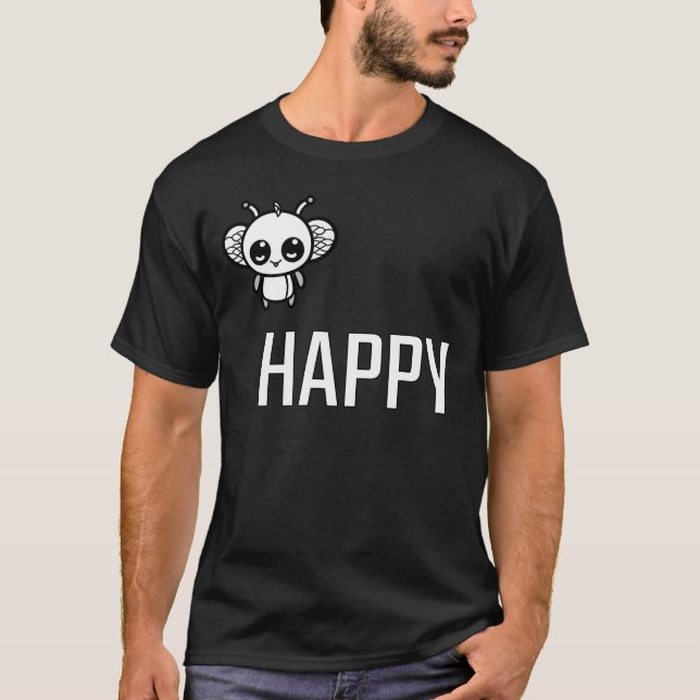 Glückliche Biene :) T-Shirt (Vorderseite)