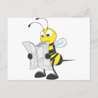 Glückliche Bienen-Lesezeitung