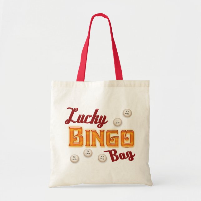 Glückliche Bingo-Tasche Tragetasche (Vorne)