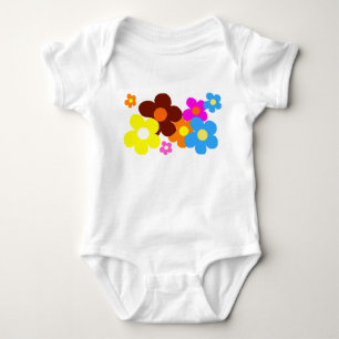 Glückliche Blume Baby Strampler