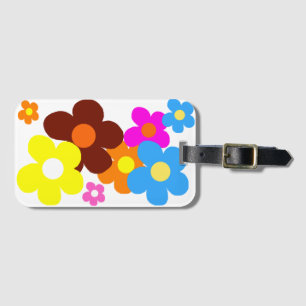 Glückliche Blume Gepäckanhänger