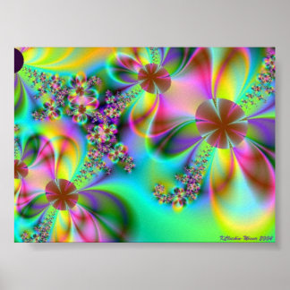 Glückliche Blume Poster