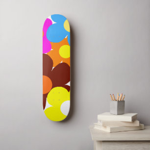 Glückliche Blume Skateboard
