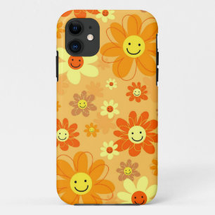 Glückliche Blumen Case-Mate iPhone Hülle