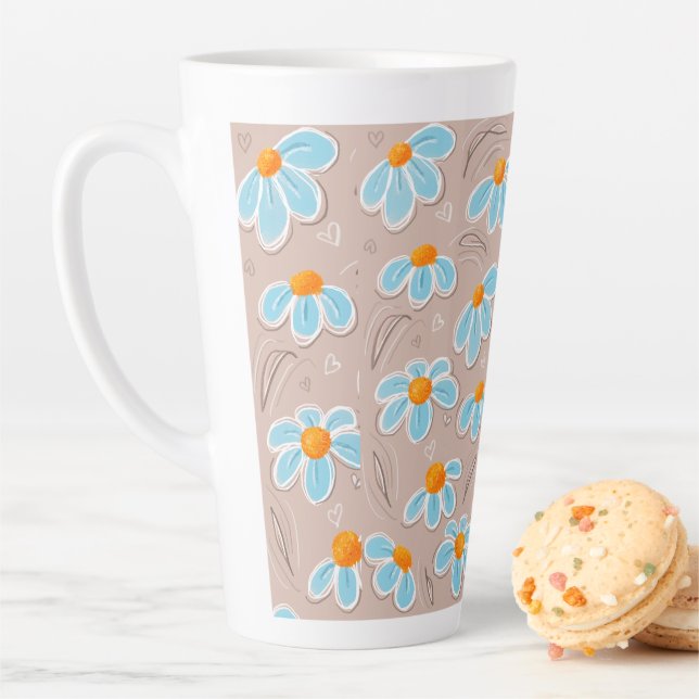 Glückliche Blumen Milchtasse (Beispiel)