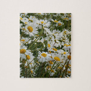 Glückliche Blumenwiese - Glückliches Gesicht läche Puzzle