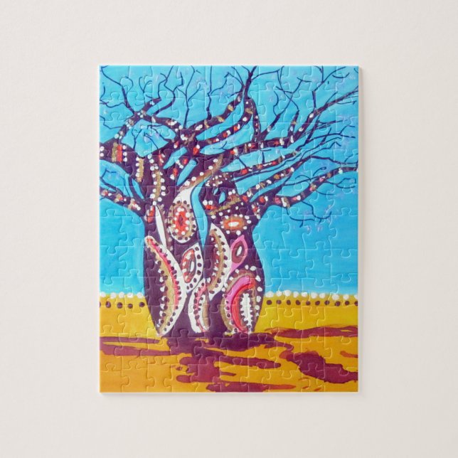 Glückliche Boabs Puzzle (Vertikal)