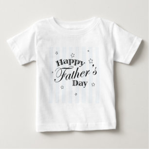Glückliche Botschaft des Vaters Baby T-shirt