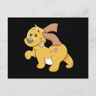 Glückliche Brown-Hundet-shirts und -geschenke Postkarte