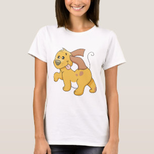 Glückliche Brown-Hundet-shirts und -geschenke T-Shirt