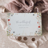 Glückliche Bunte Boho Wildblumen-Hochzeit