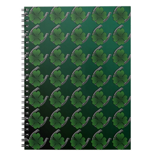 Glückliche Charm Notebook Viel Glück Journals Büch Notizblock (Vorderseite)