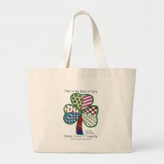 Glückliche Charme-Tasche Jumbo Stoffbeutel