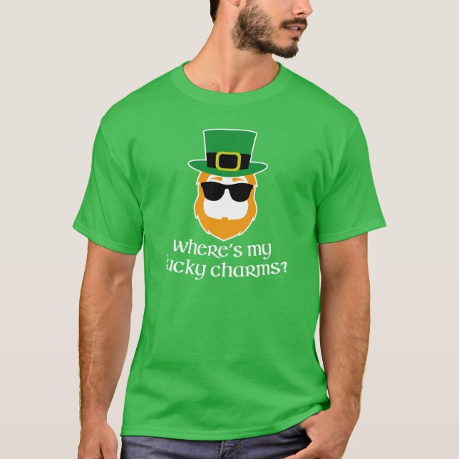 Glückliche Charmen? St Patricks Day Leprechaun (du T-Shirt (Vorderseite)