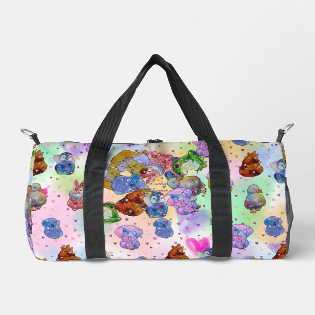 Glückliche Charms Duffle Bag (Vorderseite)