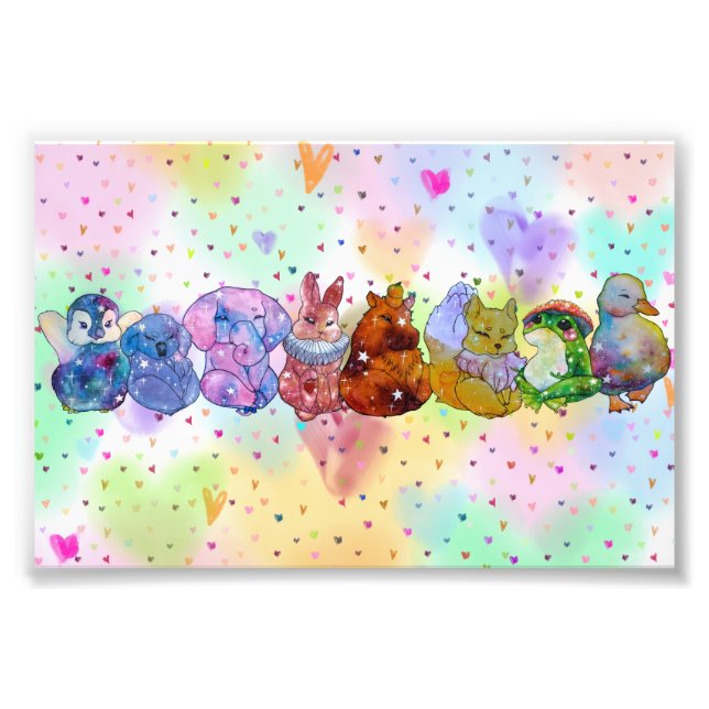 Glückliche Charms Fotodruck (Vorne)