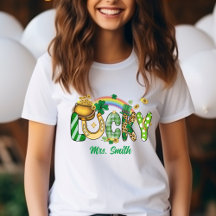 Glückliche Charms Galore! Personalisiertes T-Shirt