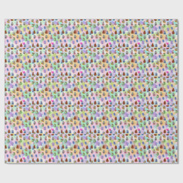 Glückliche Charms Geschenkpapier